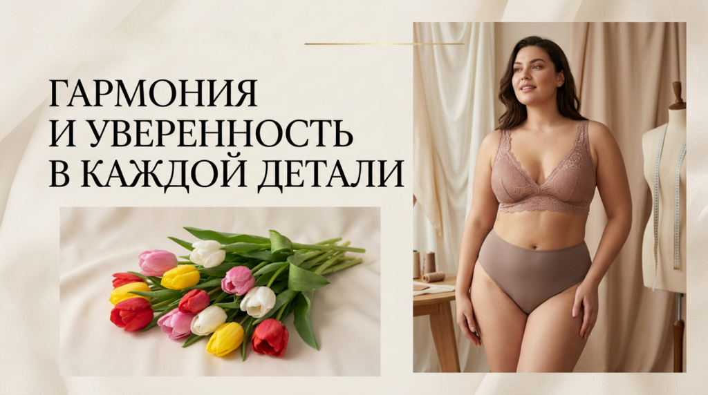 Инклюзивность и индивидуальность: белье плюс сайз для любой фигуры